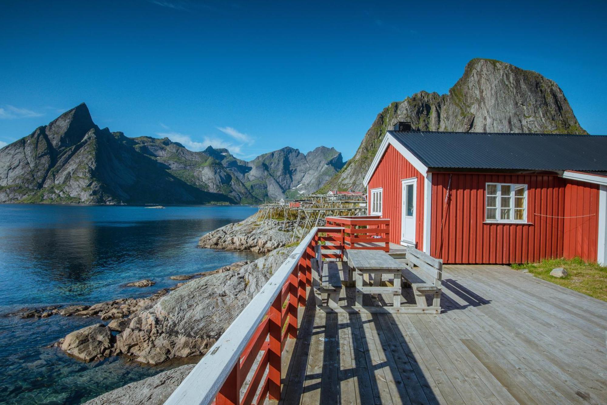 Eliassen Rorbuer Hotel Reine Eksteriør billede